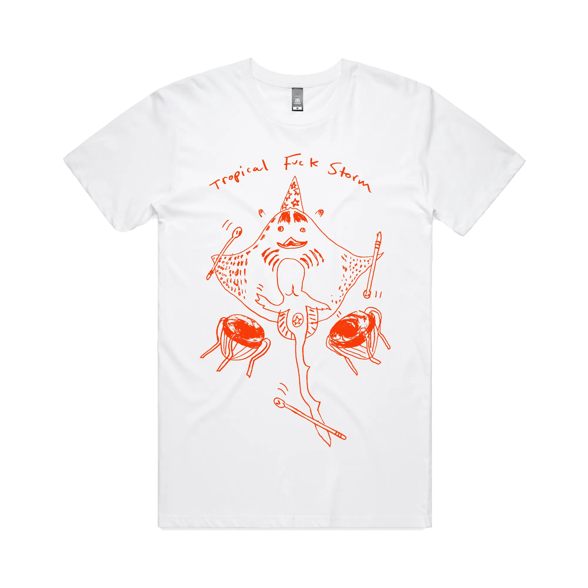 Stingray Red / White T-Shirt