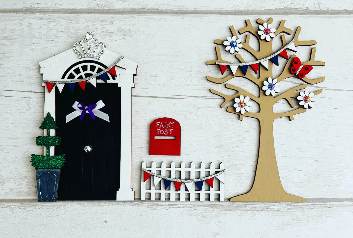 The Royal Commemorative Fairy Door Set