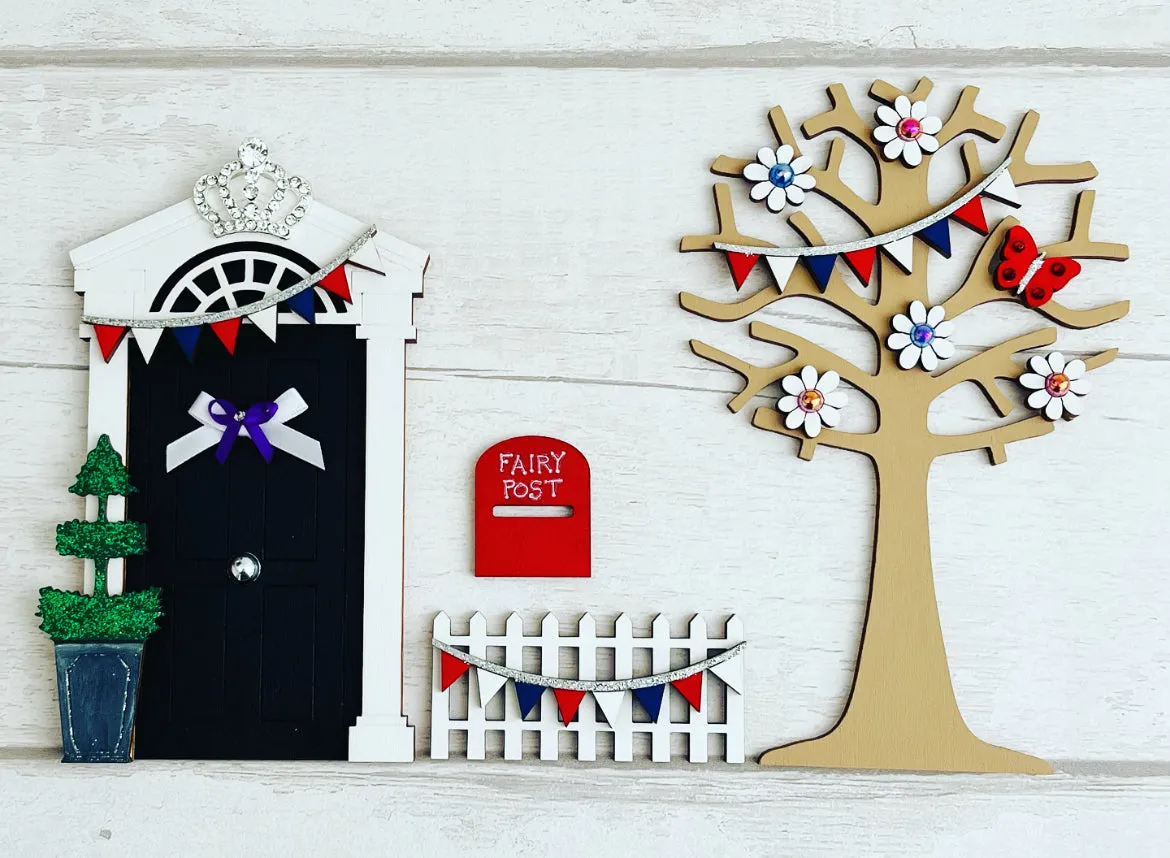 The Royal Commemorative Fairy Door Set