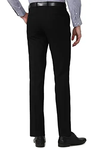 Van Heusen Men's Slim Pants (VHTFTSLBD66038_Black_32)