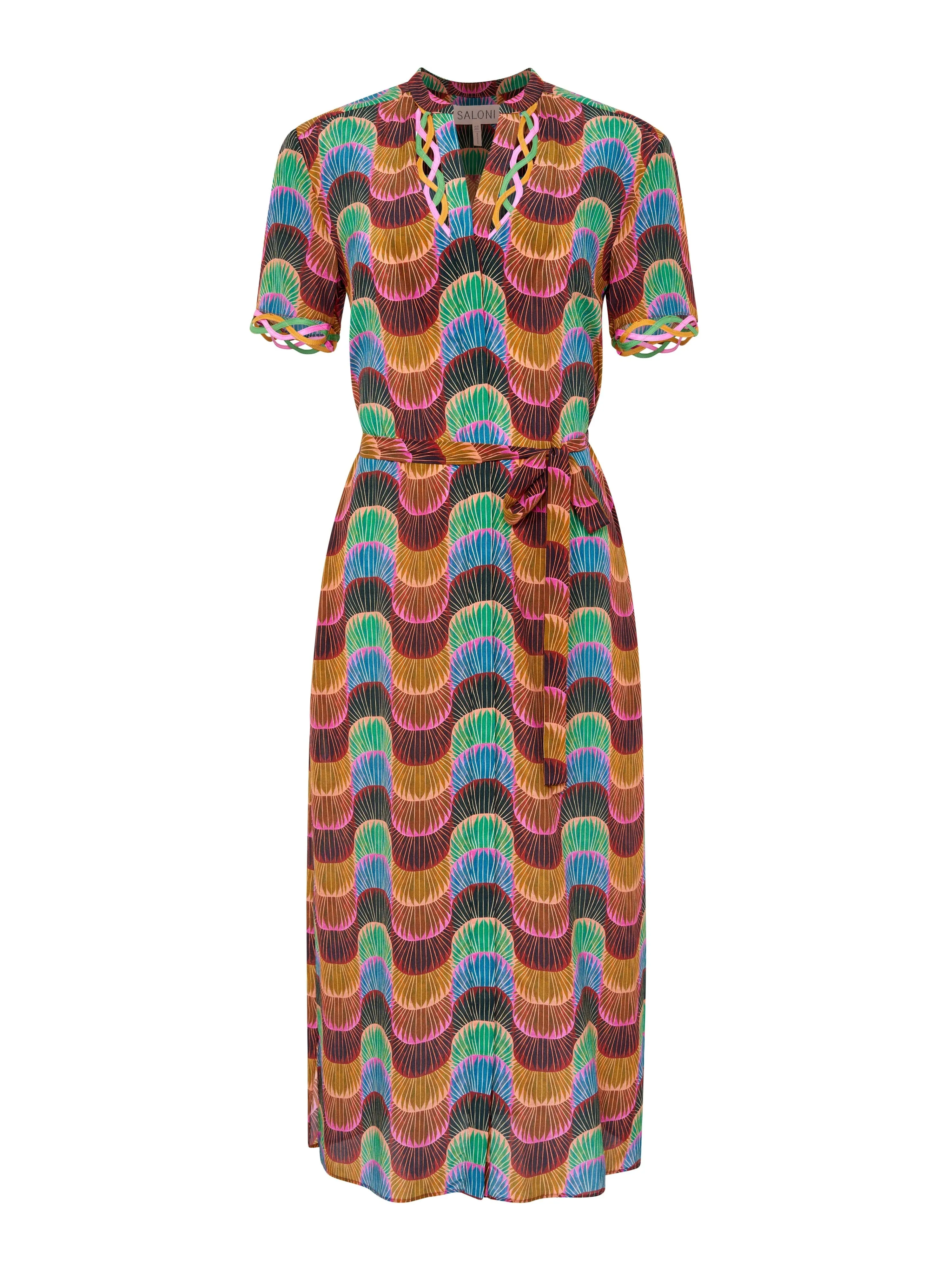 Vicki Braid Dress in Lark