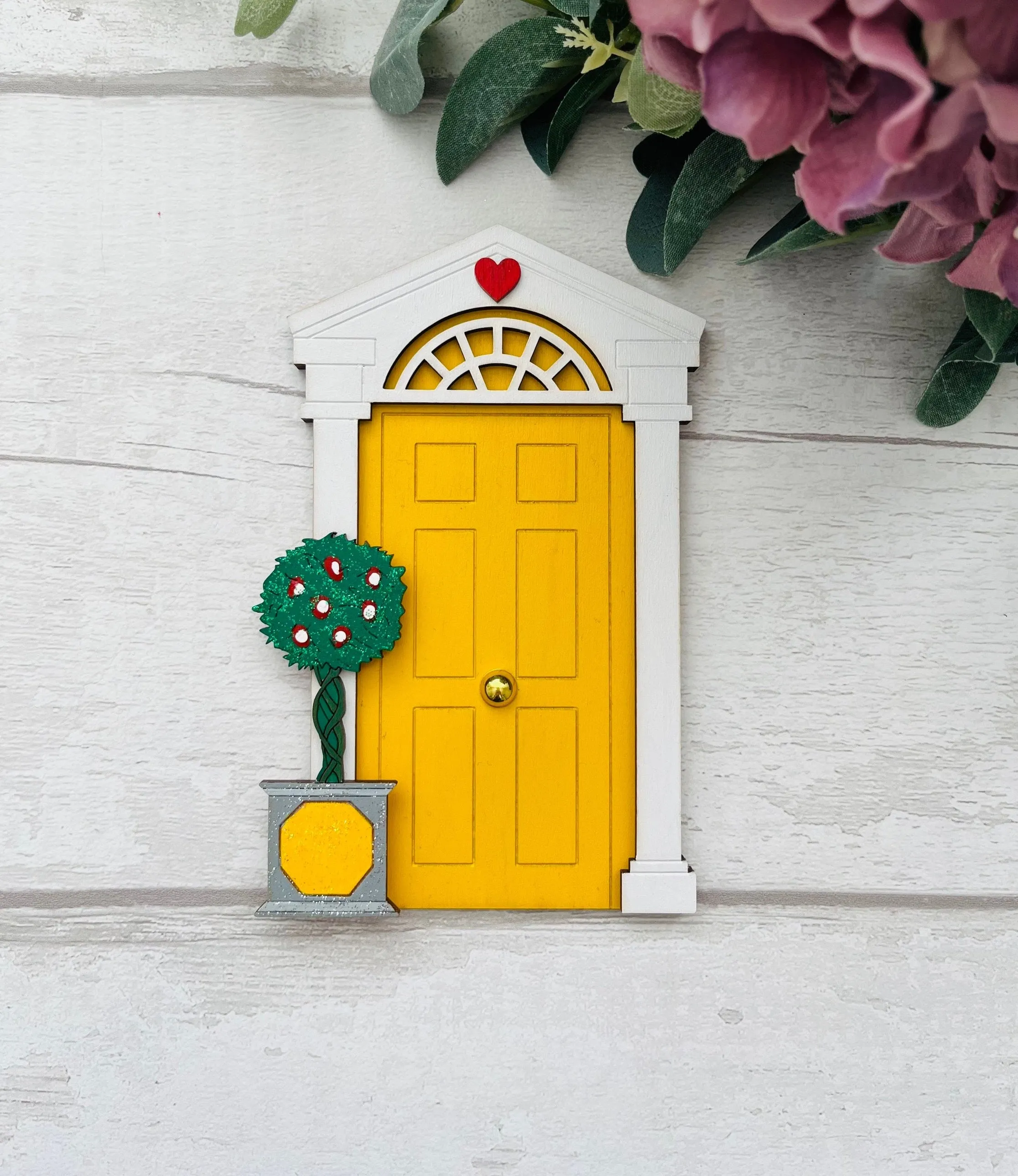 Yellow Georgian Style Fairy Door