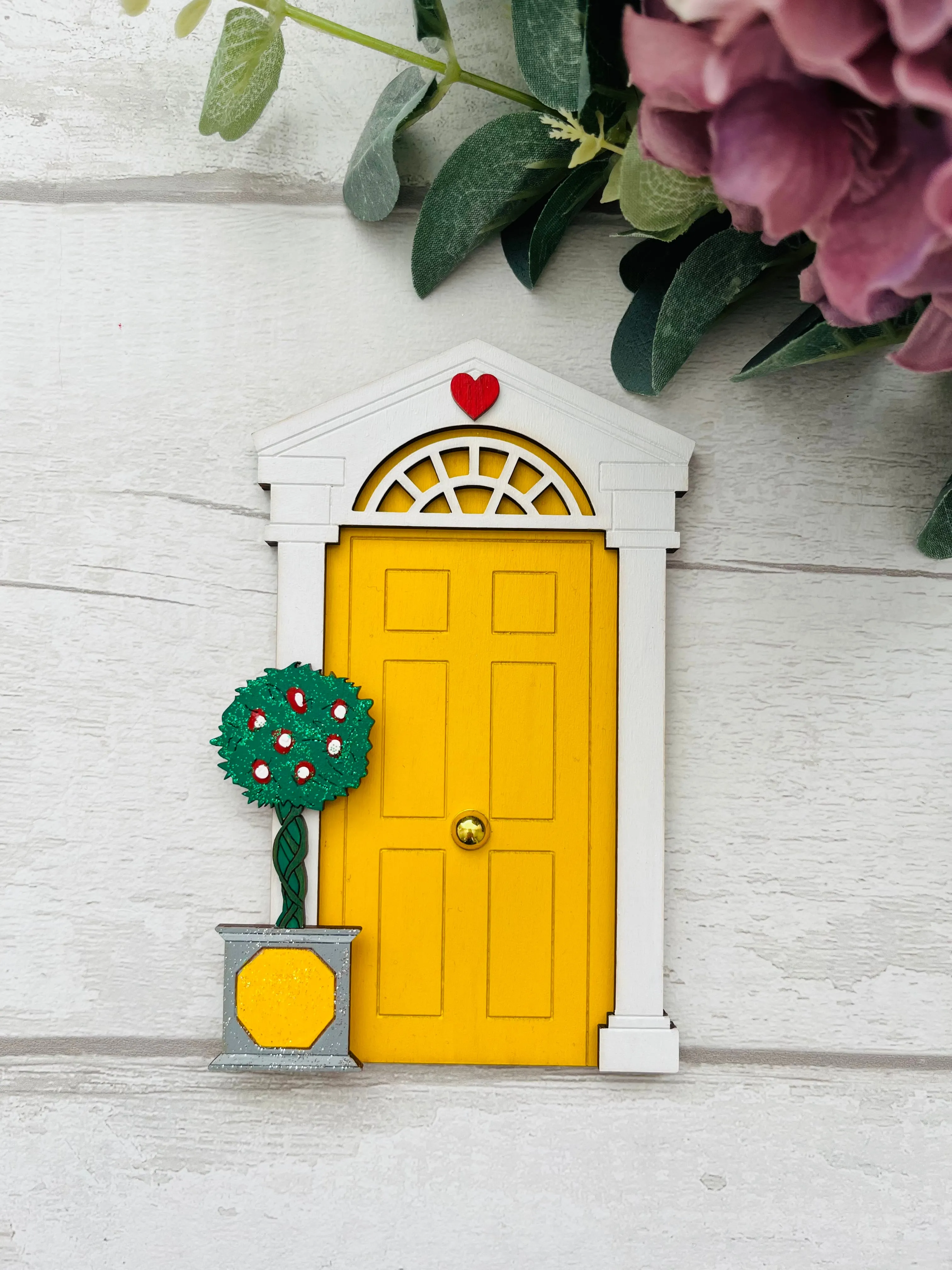 Yellow Georgian Style Fairy Door